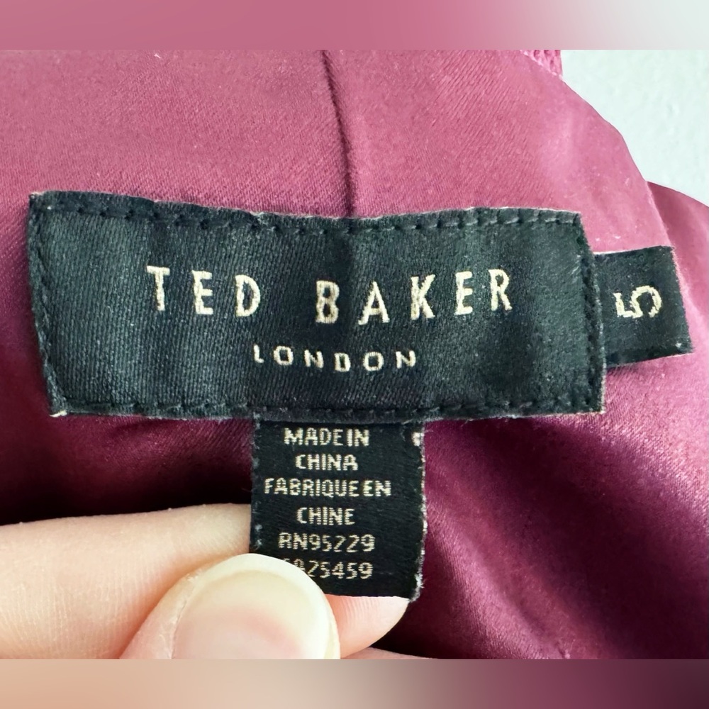 Ted Baker Burgundy Top - Picture 13 of 15